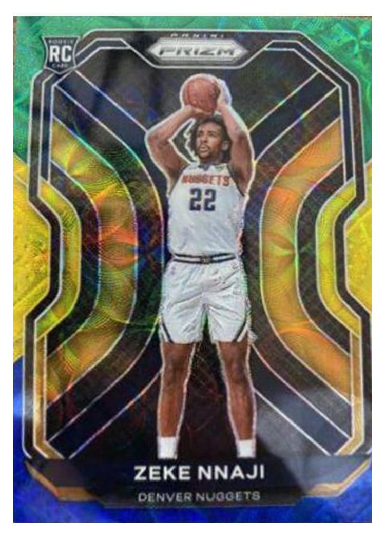 2020-21 Panini Prizm Base Set Zeke Nnaji #266 card