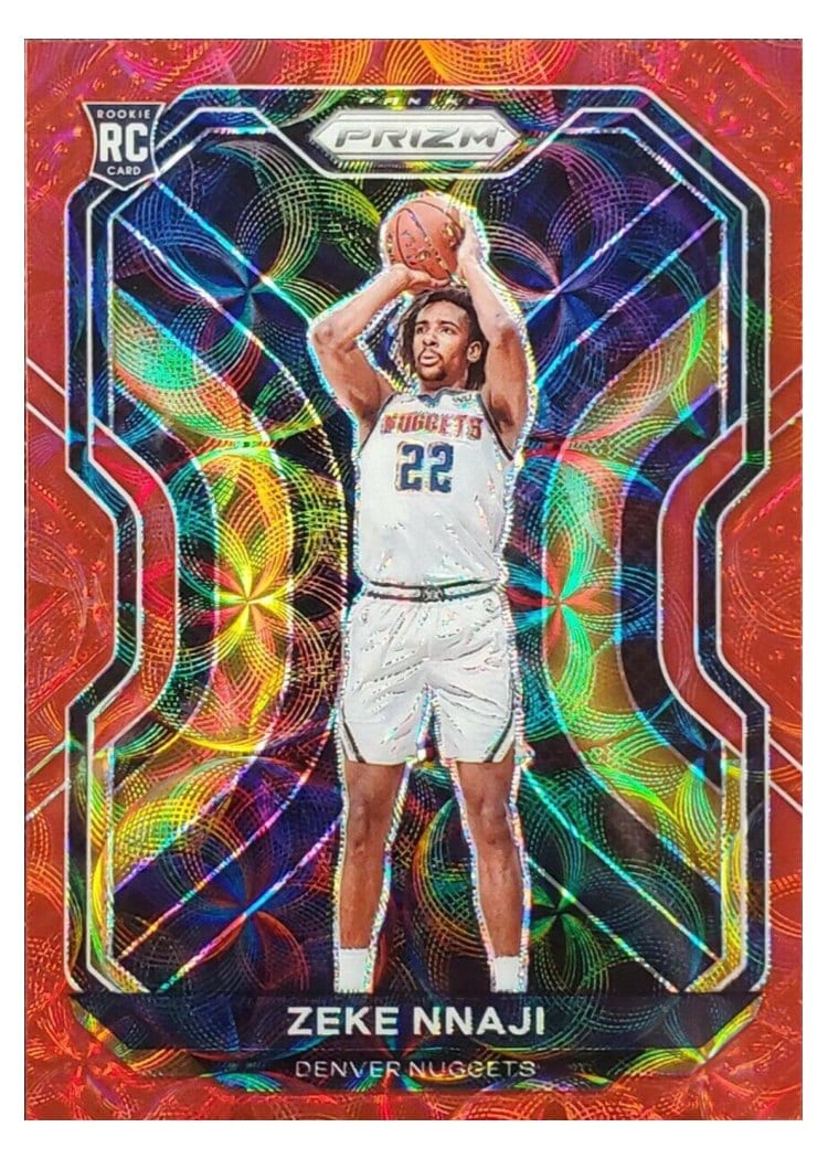 2020-21 Panini Prizm Base Set Zeke Nnaji #266 card