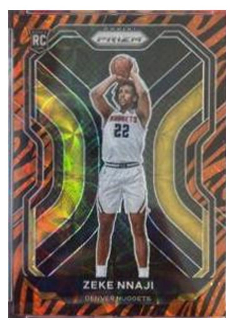 2020-21 Panini Prizm Base Set Zeke Nnaji #266 card