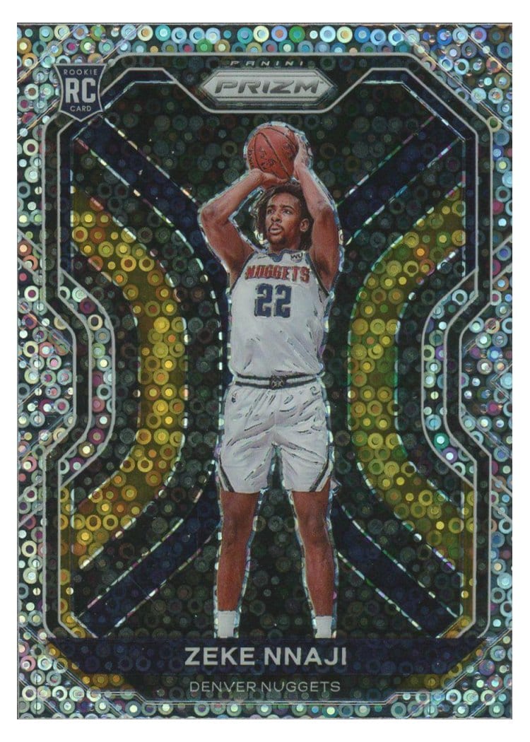 2020-21 Panini Prizm Base Set Zeke Nnaji #266 card