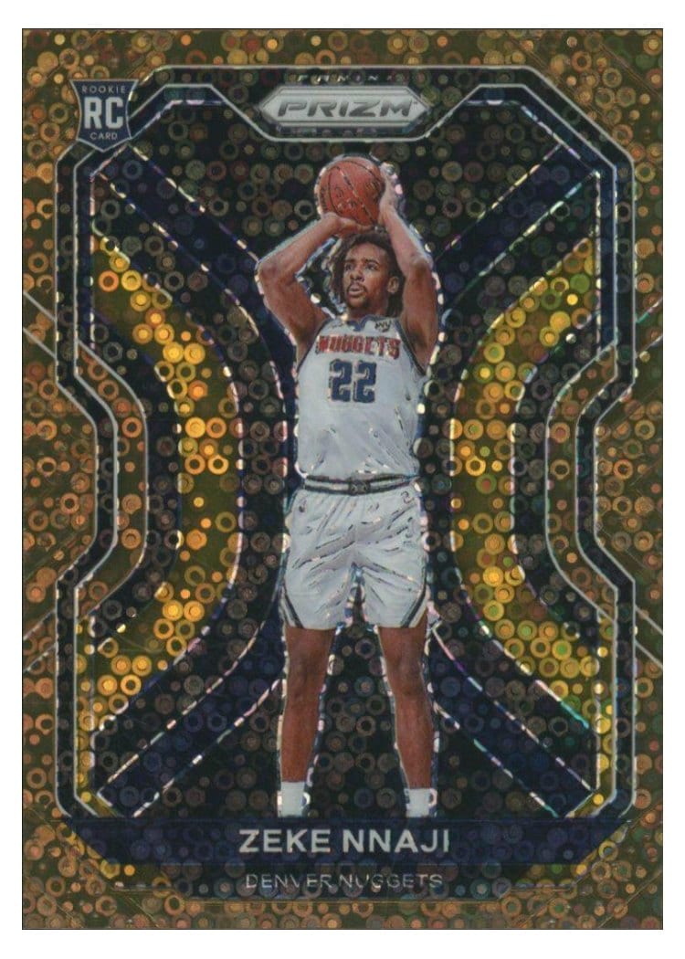 2020-21 Panini Prizm Base Set Zeke Nnaji #266 card