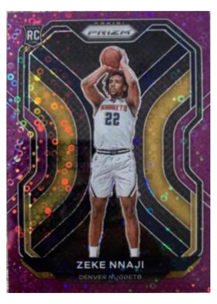 2020-21 Panini Prizm Base Set Zeke Nnaji #266 card