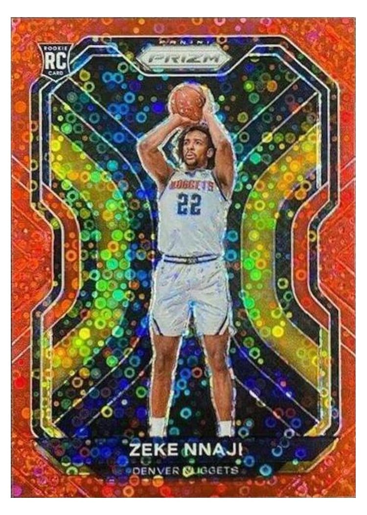 2020-21 Panini Prizm Base Set Zeke Nnaji #266 card