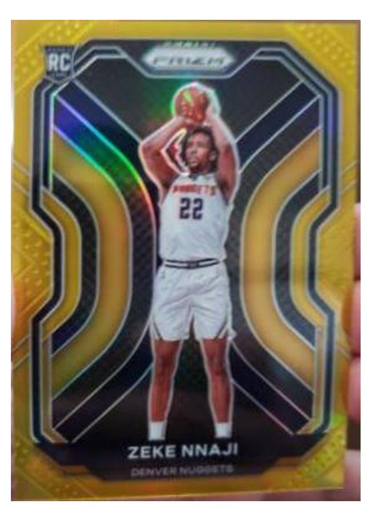 2020-21 Panini Prizm Base Set Zeke Nnaji #266 card