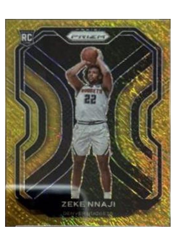 2020-21 Panini Prizm Base Set Zeke Nnaji #266 card