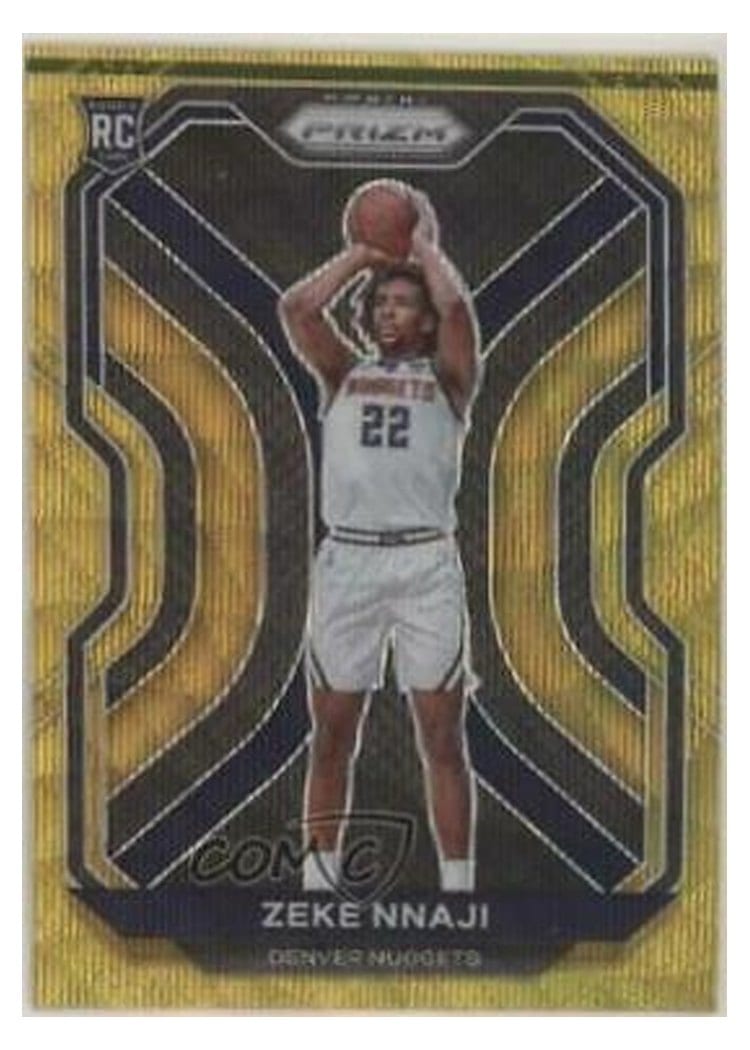 2020-21 Panini Prizm Base Set Zeke Nnaji #266 card