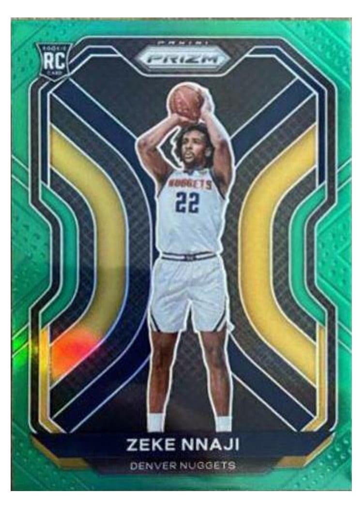 2020-21 Panini Prizm Base Set Zeke Nnaji #266 card