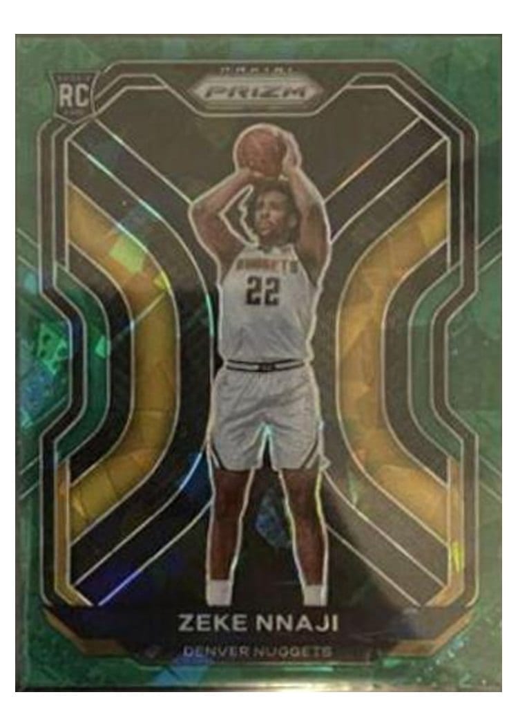 2020-21 Panini Prizm Base Set Zeke Nnaji #266 card