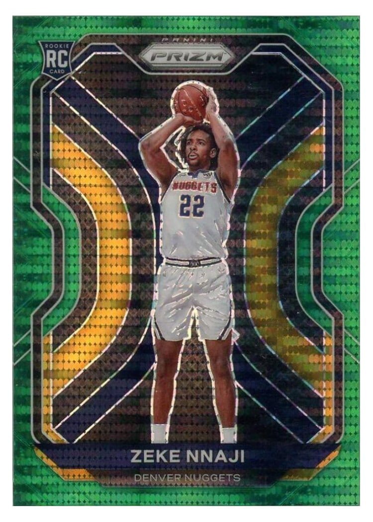 2020-21 Panini Prizm Base Set Zeke Nnaji #266 card