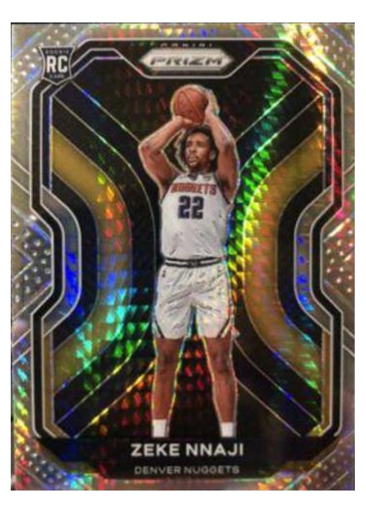 2020-21 Panini Prizm Base Set Zeke Nnaji #266 card