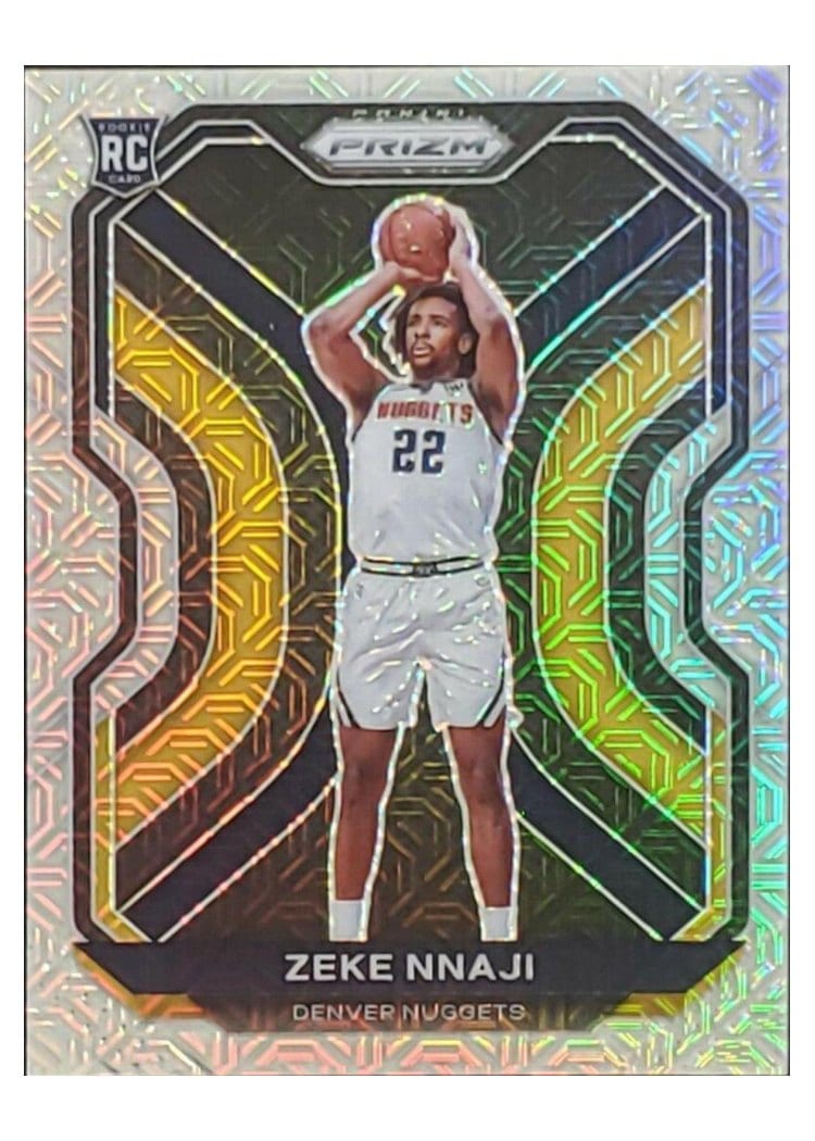 2020-21 Panini Prizm Base Set Zeke Nnaji #266 card