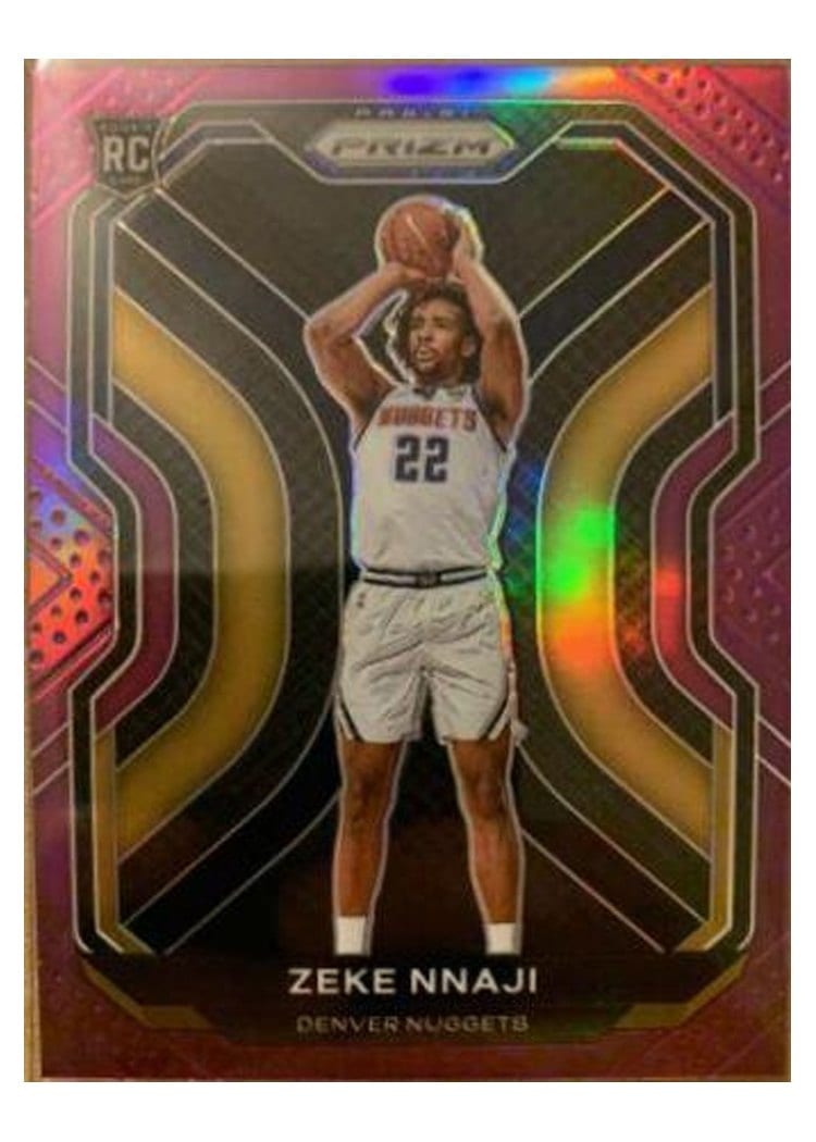 2020-21 Panini Prizm Base Set Zeke Nnaji #266 card