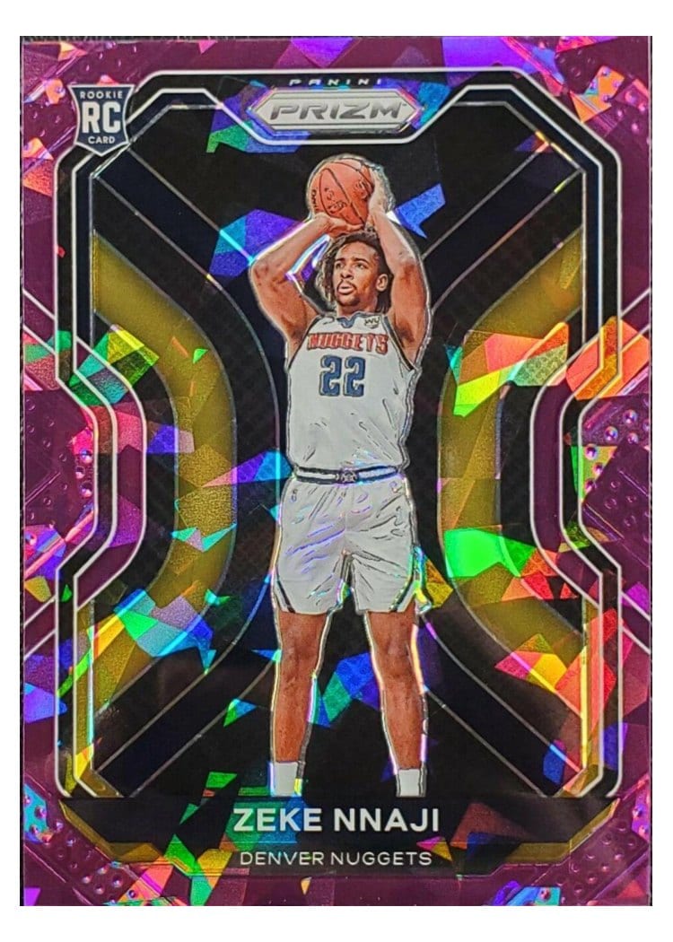 2020-21 Panini Prizm Base Set Zeke Nnaji #266 card