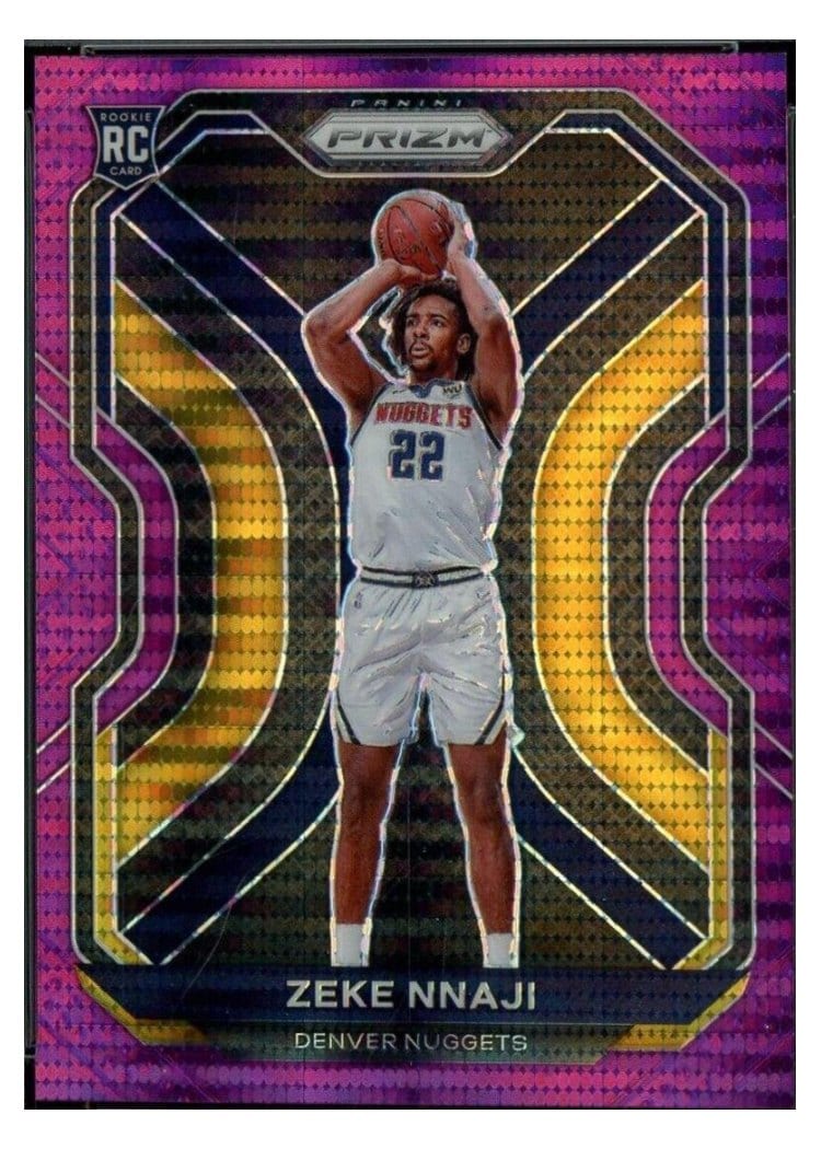 2020-21 Panini Prizm Base Set Zeke Nnaji #266 card