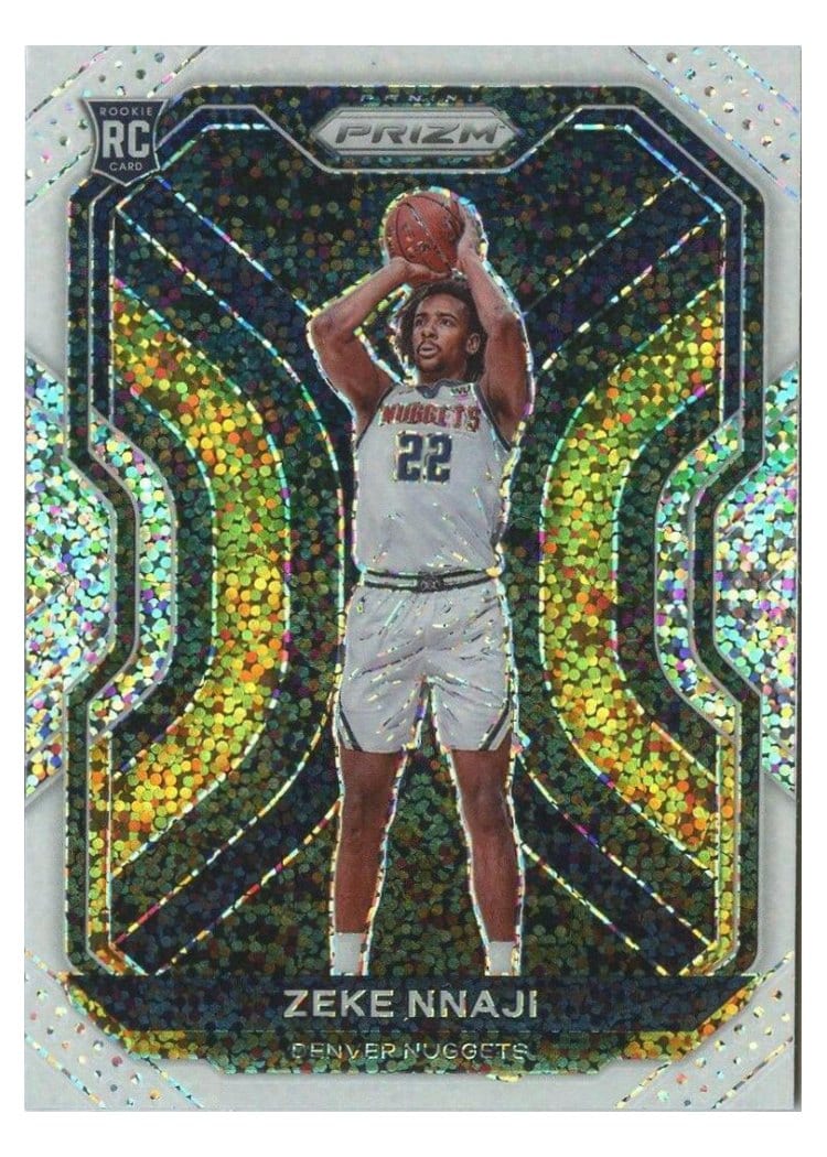 2020-21 Panini Prizm Base Set Zeke Nnaji #266 card