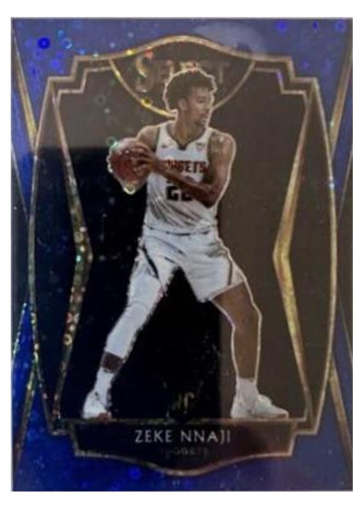 2020-21 Panini Select Base Set Zeke Nnaji #194 card