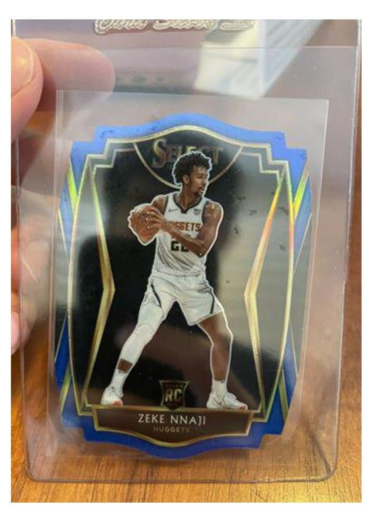 2020-21 Panini Select Base Set Zeke Nnaji #194 card