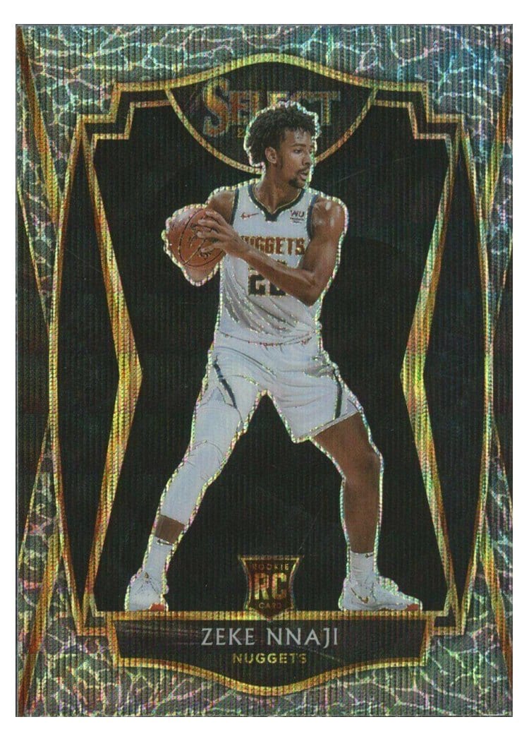 2020-21 Panini Select Base Set Zeke Nnaji #194 card