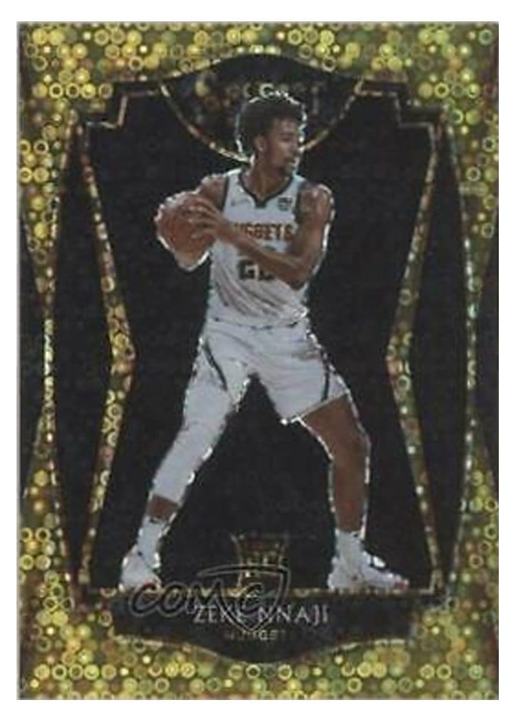 2020-21 Panini Select Base Set Zeke Nnaji #194 card