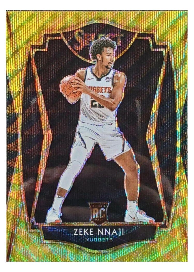 2020-21 Panini Select Base Set Zeke Nnaji #194 card