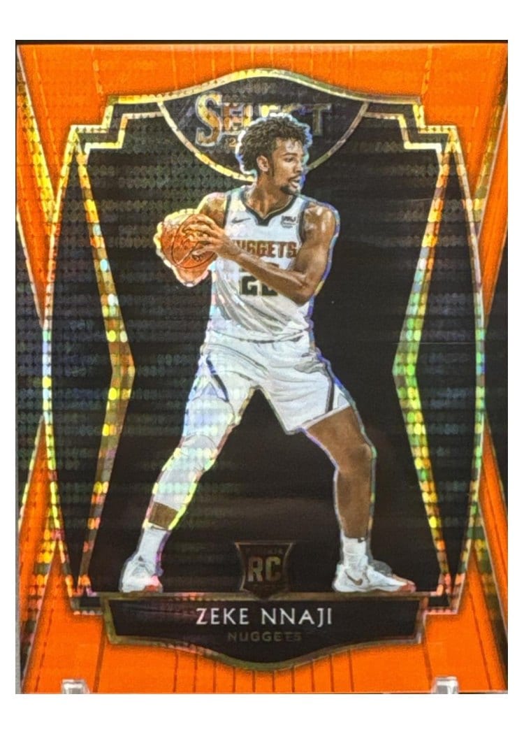 2020-21 Panini Select Base Set Zeke Nnaji #194 card