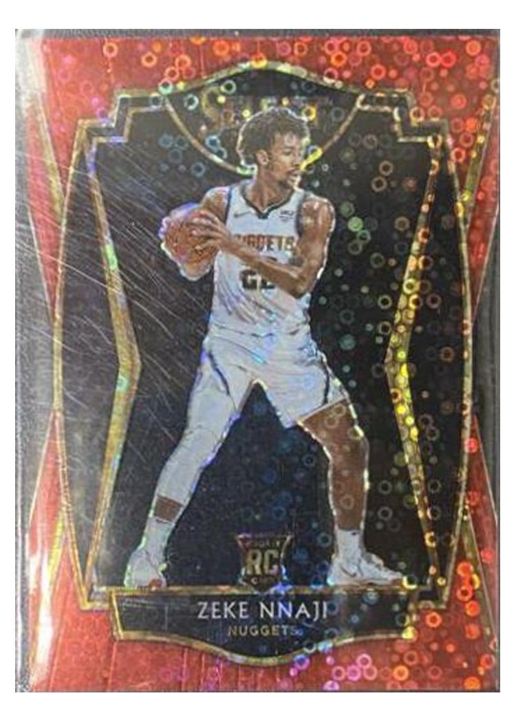 2020-21 Panini Select Base Set Zeke Nnaji #194 card