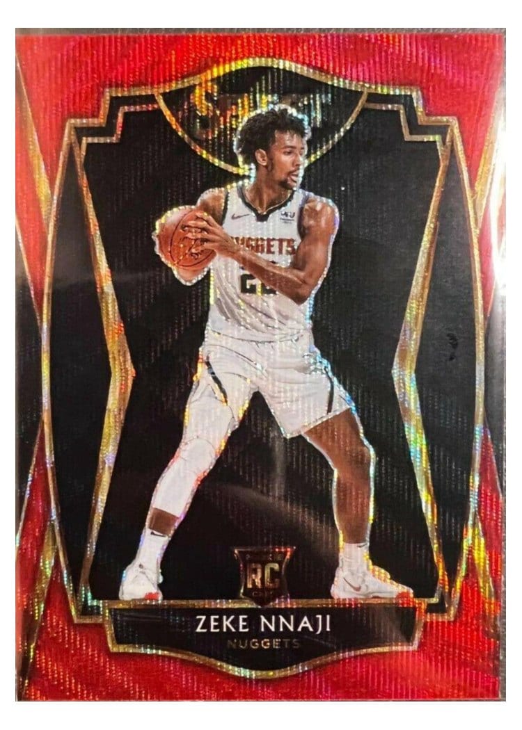 2020-21 Panini Select Base Set Zeke Nnaji #194 card