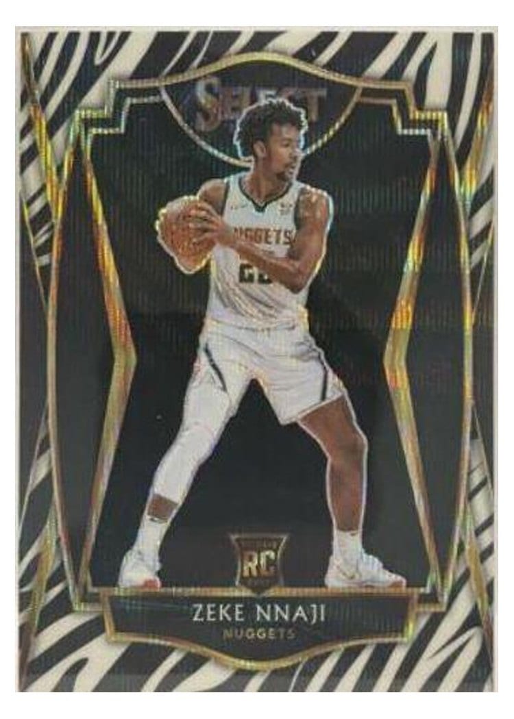 2020-21 Panini Select Base Set Zeke Nnaji #194 card