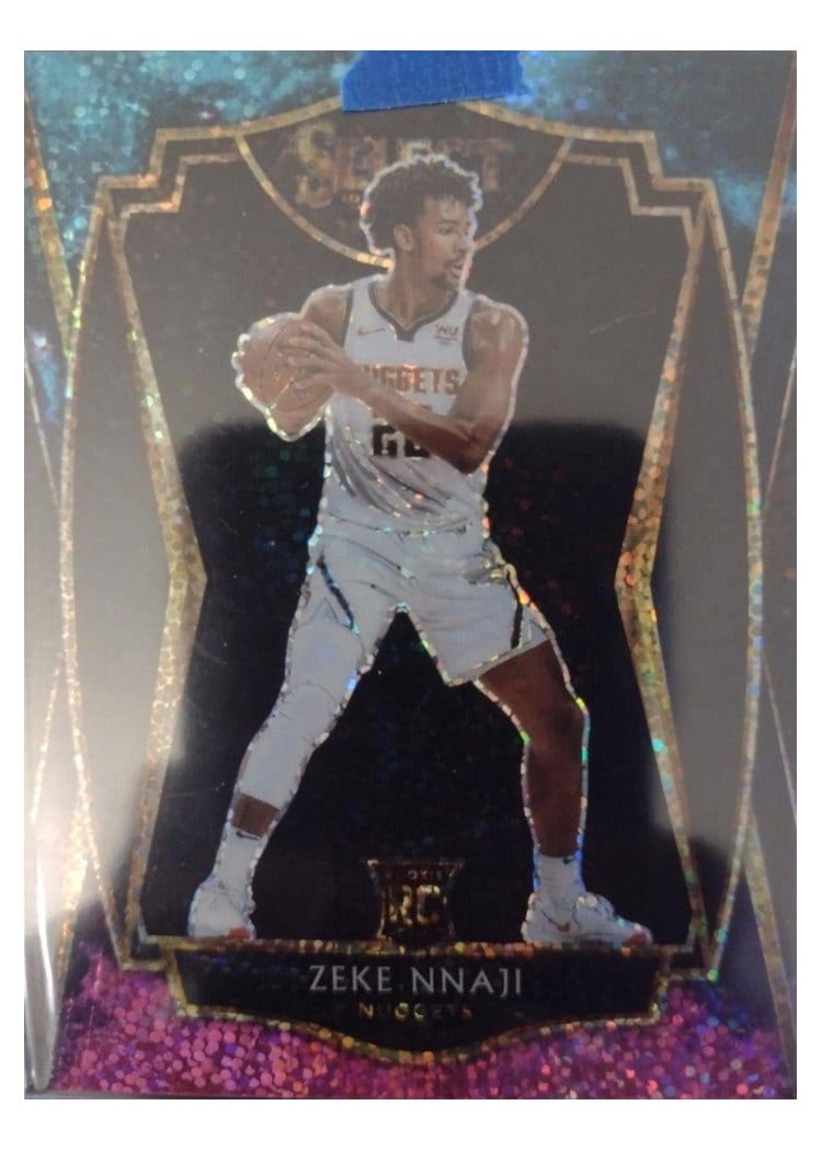 2020-21 Panini Select Base Set Zeke Nnaji #194 card