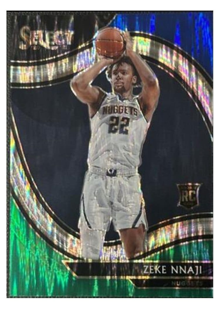 2020-21 Panini Select Base Set Zeke Nnaji #279 card