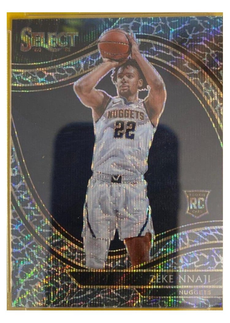 2020-21 Panini Select Base Set Zeke Nnaji #279 card