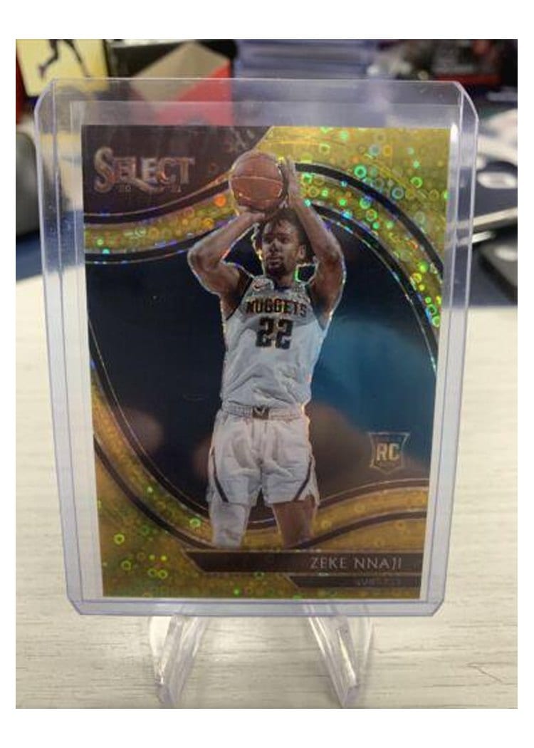 2020-21 Panini Select Base Set Zeke Nnaji #279 card