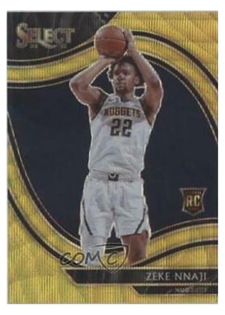 2020-21 Panini Select Base Set Zeke Nnaji #279 card