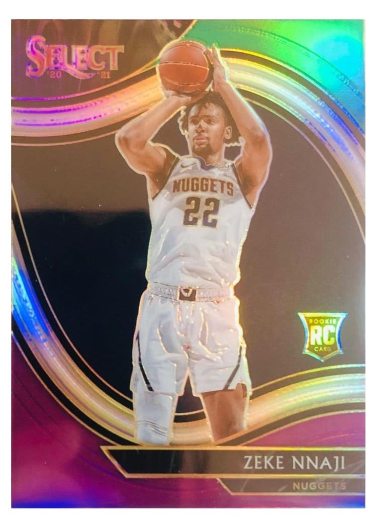 2020-21 Panini Select Base Set Zeke Nnaji #279 card