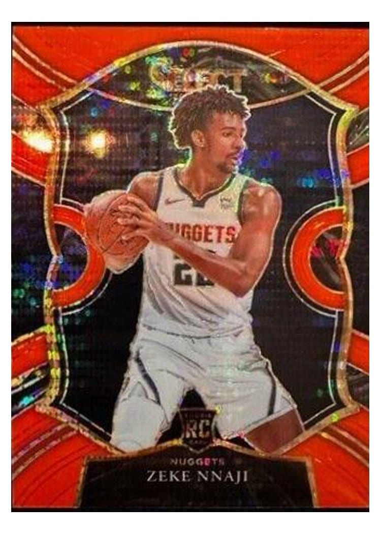 2020-21 Panini Select Base Set Zeke Nnaji #279 card