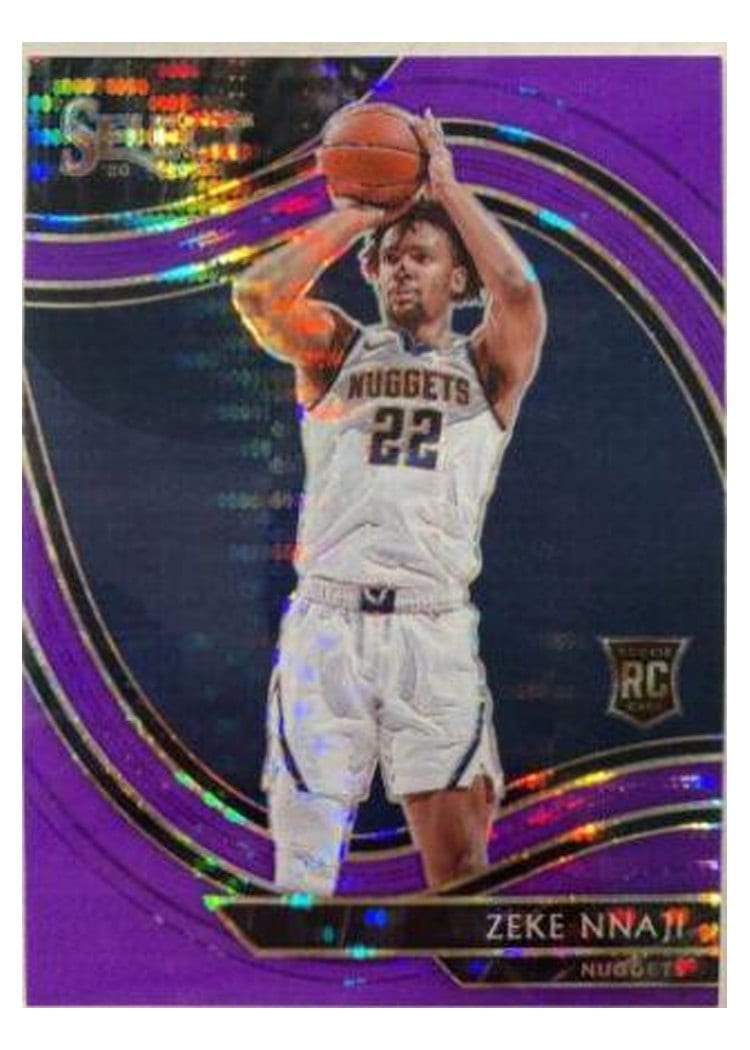 2020-21 Panini Select Base Set Zeke Nnaji #279 card
