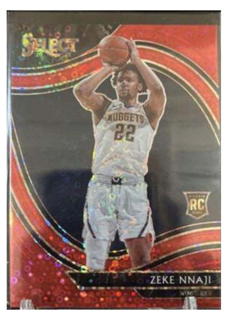 2020-21 Panini Select Base Set Zeke Nnaji #279 card