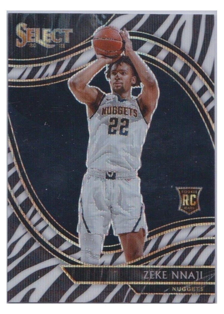 2020-21 Panini Select Base Set Zeke Nnaji #279 card