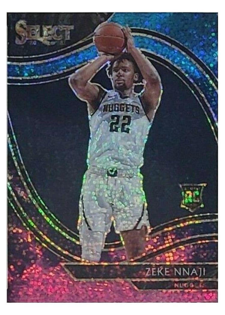 2020-21 Panini Select Base Set Zeke Nnaji #279 card