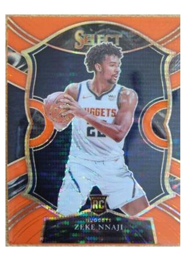 2020-21 Panini Select Base Set Zeke Nnaji #82 card
