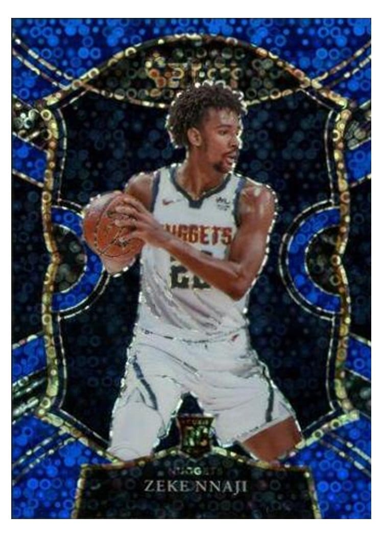 2020-21 Panini Select Base Set Zeke Nnaji #82 card