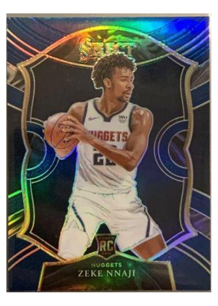 2020-21 Panini Select Base Set Zeke Nnaji #82 card