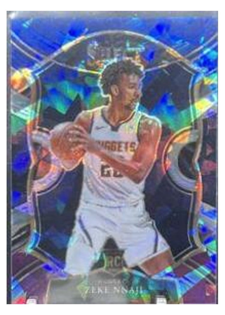 2020-21 Panini Select Base Set Zeke Nnaji #82 card