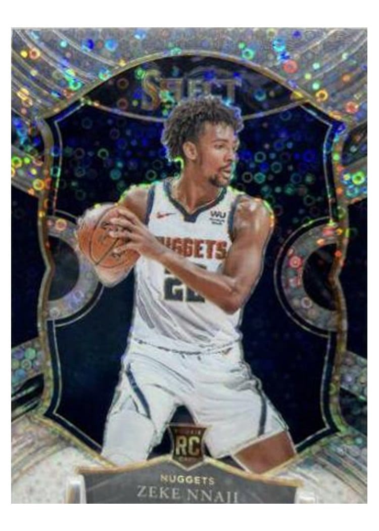 2020-21 Panini Select Base Set Zeke Nnaji #82 card