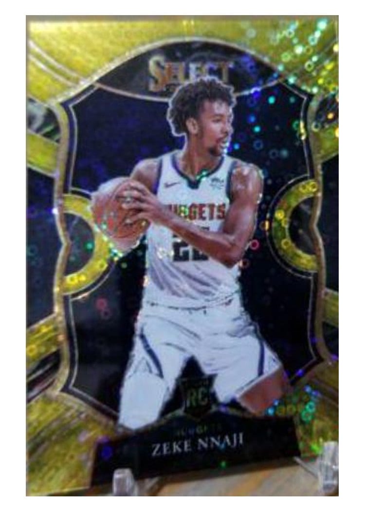 2020-21 Panini Select Base Set Zeke Nnaji #82 card