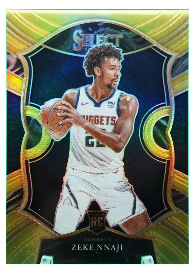 2020-21 Panini Select Base Set Zeke Nnaji #82 card