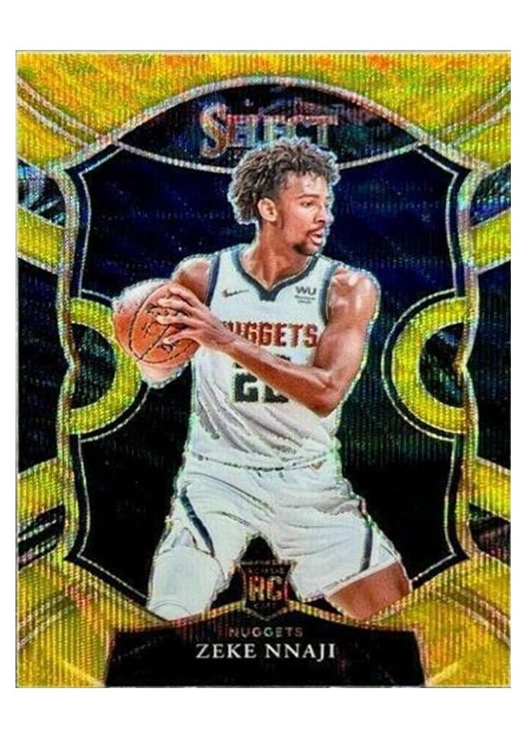 2020-21 Panini Select Base Set Zeke Nnaji #82 card