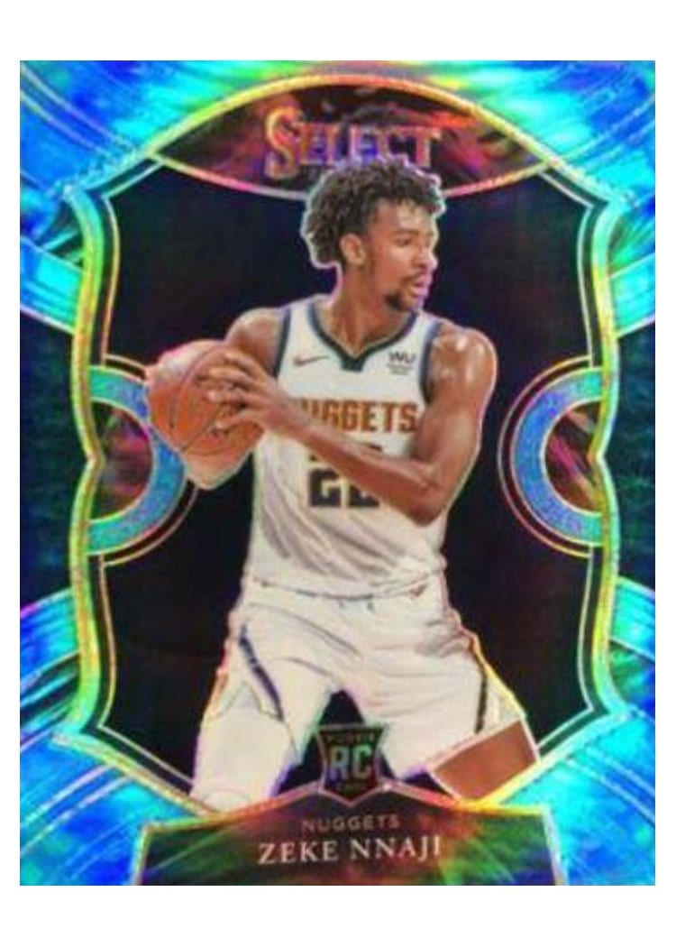 2020-21 Panini Select Base Set Zeke Nnaji #82 card