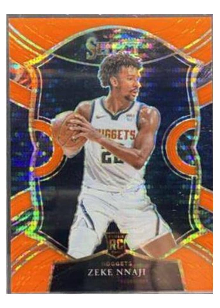 2020-21 Panini Select Base Set Zeke Nnaji #82 card