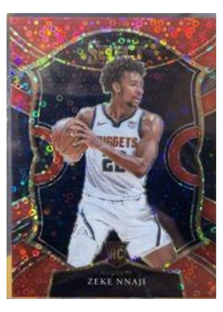 2020-21 Panini Select Base Set Zeke Nnaji #82 card